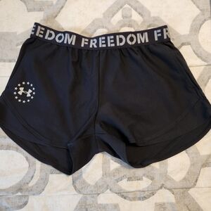 Under Armour Freedom Black Athletic Shorts